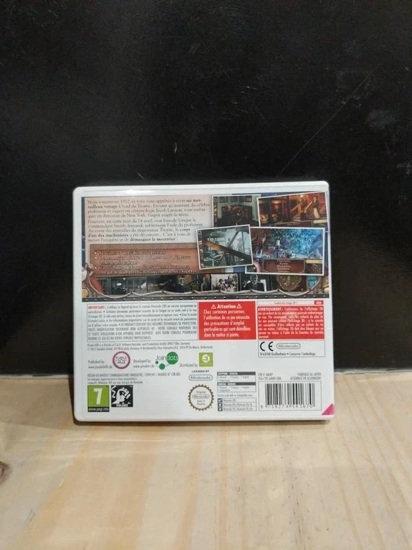 Meurtre sur le Titanic – 3DS – Sans notice – Parfait état – photo 4